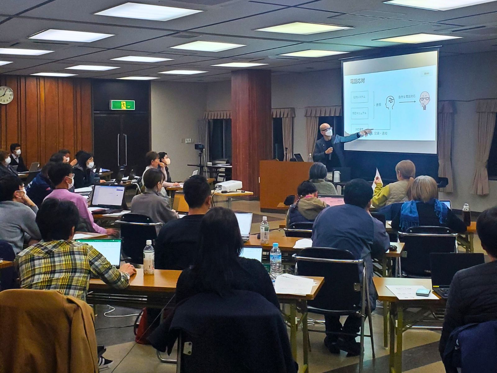 亀山会場の様子